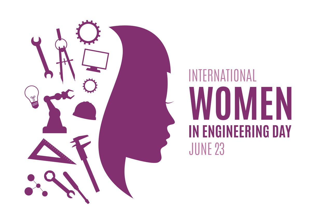 international women in engineering day vector