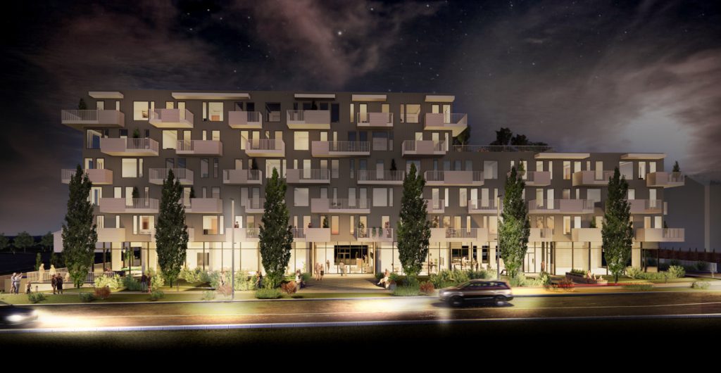 x murrayville, langley front night view